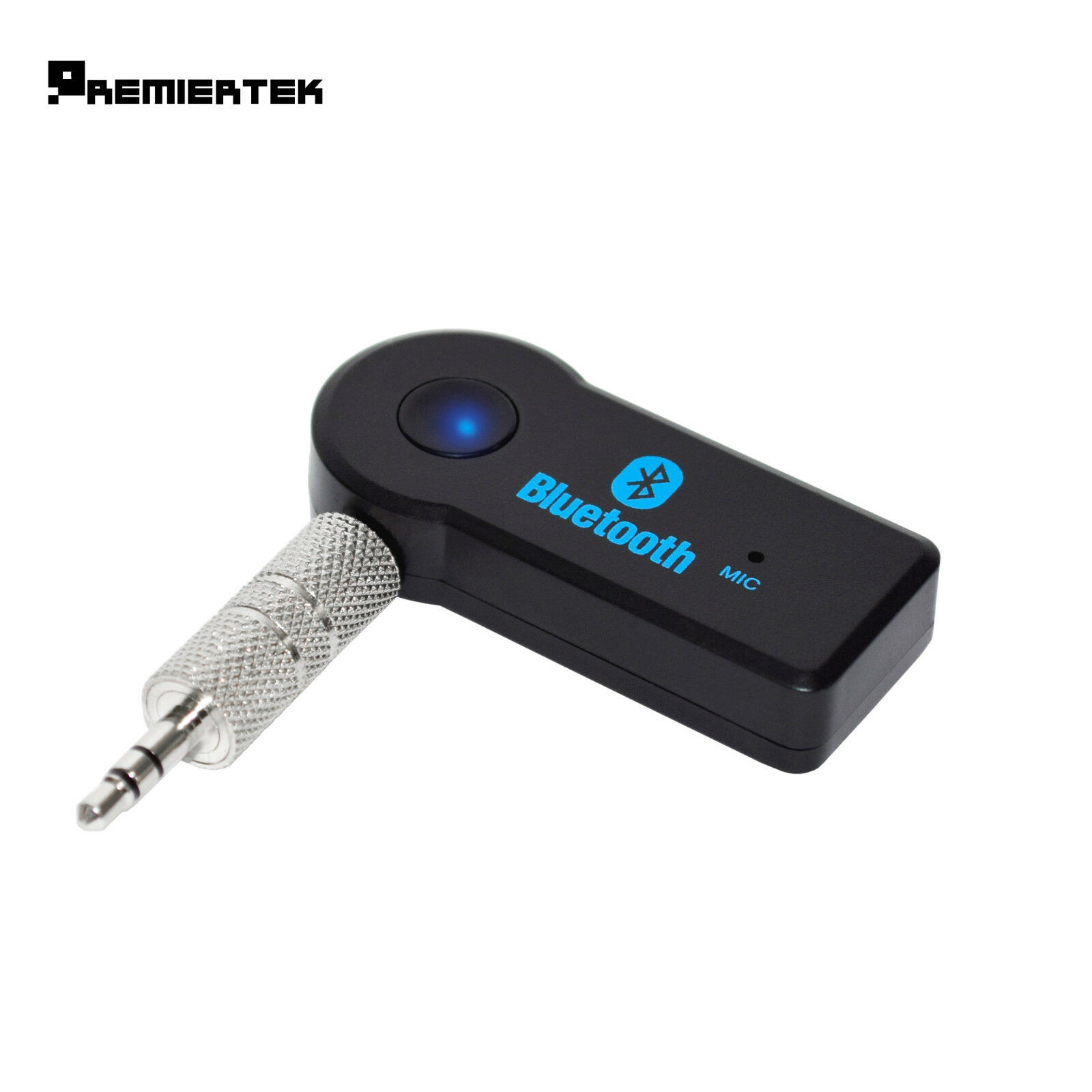 Premiertek Wireless Bluetooth 3.5mm Aux Audio Stereo Music Car Receiver Adapter